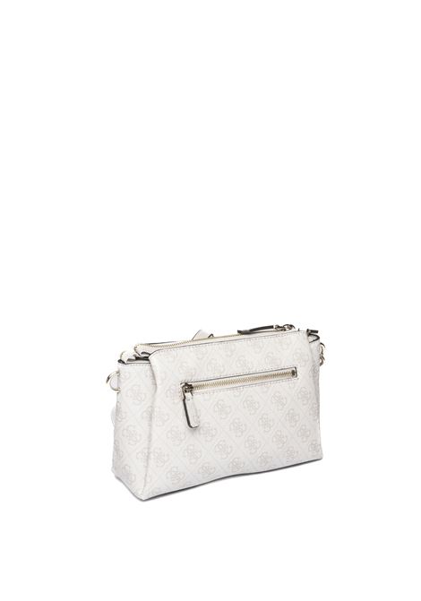 borsa a spalla noelle bianca GUESS | HWBD7879120NOELLE TRI-DVL